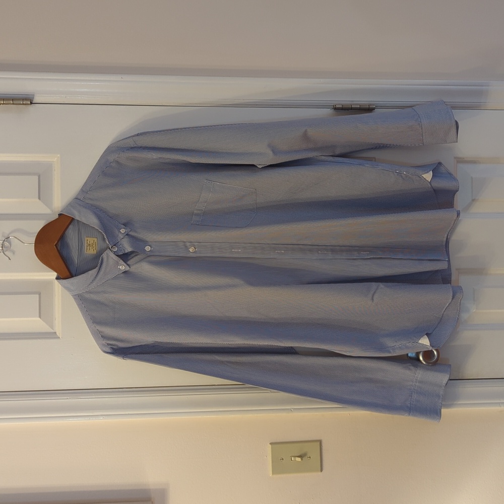 Blue Button-Up Shirt